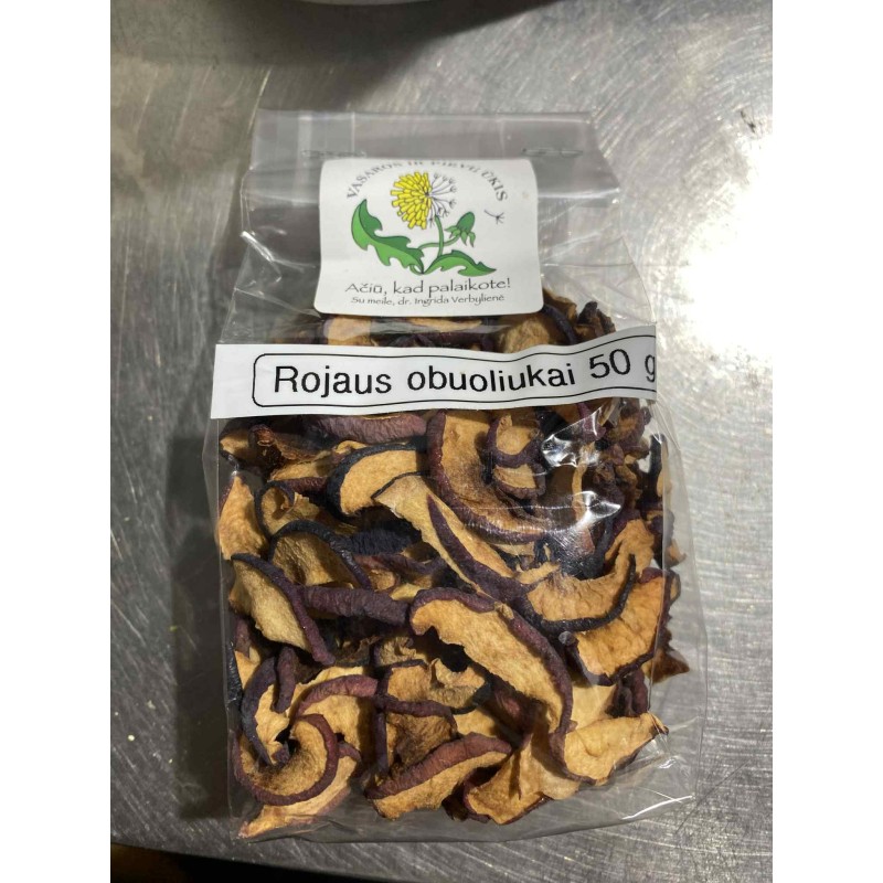 Džiovinti rojaus obuoliukai 50 gr